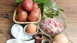 Как приготовить картофельные зразы с мясным фаршем